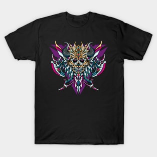 Great Skull Mecha Illustration T-Shirt